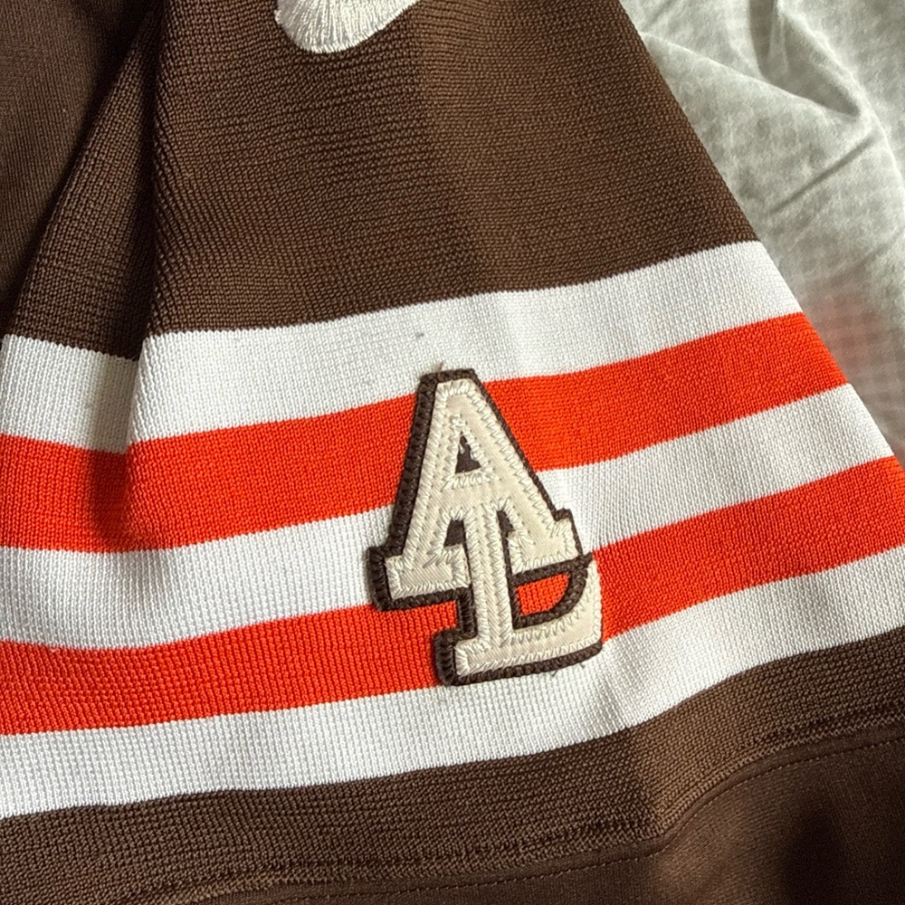 MEN’S NIKE CLEVELAND BROWNS AUTHENTIC DAWG POUND #33 JERSEY SZ 52 - NWOT - Picture 5 of 6